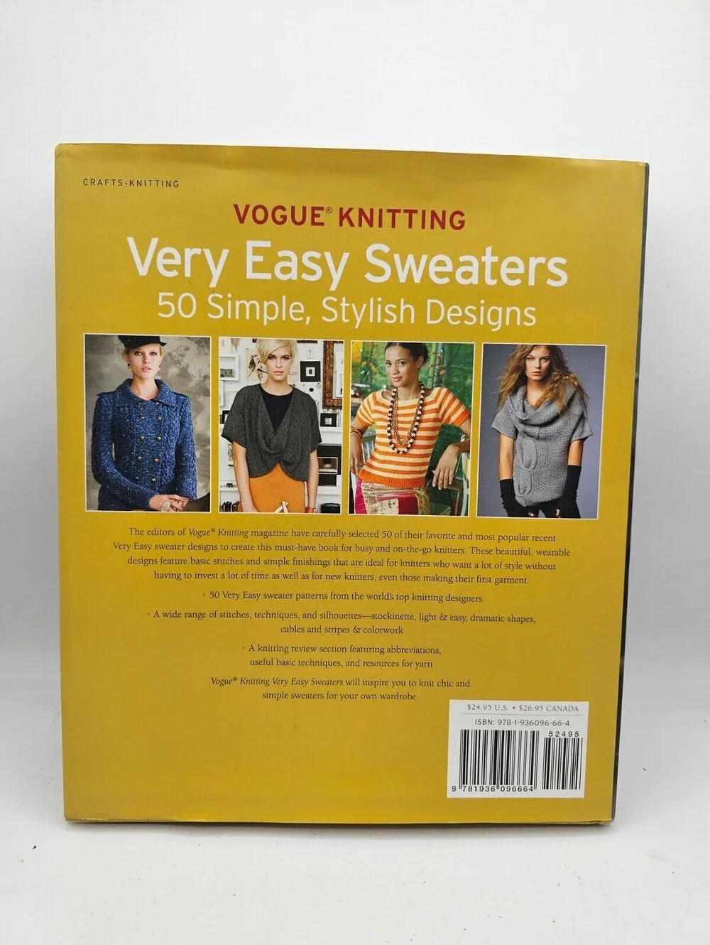 Vogue Knitting Very Easy Sweaters: 50 Simple, St... by Vogue Knitting 1936096668